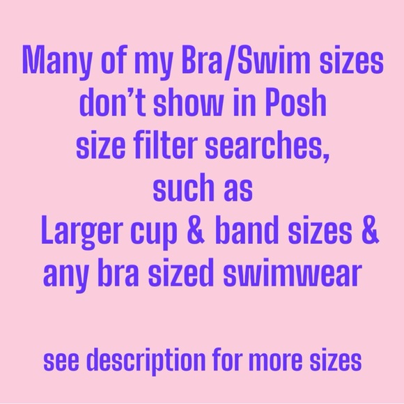 SIZES NOT IN SIZE FILTER 50G 38J 42i 30J 30M 44H 44K XXXXL #mybrasize #mysize - Picture 3 of 16